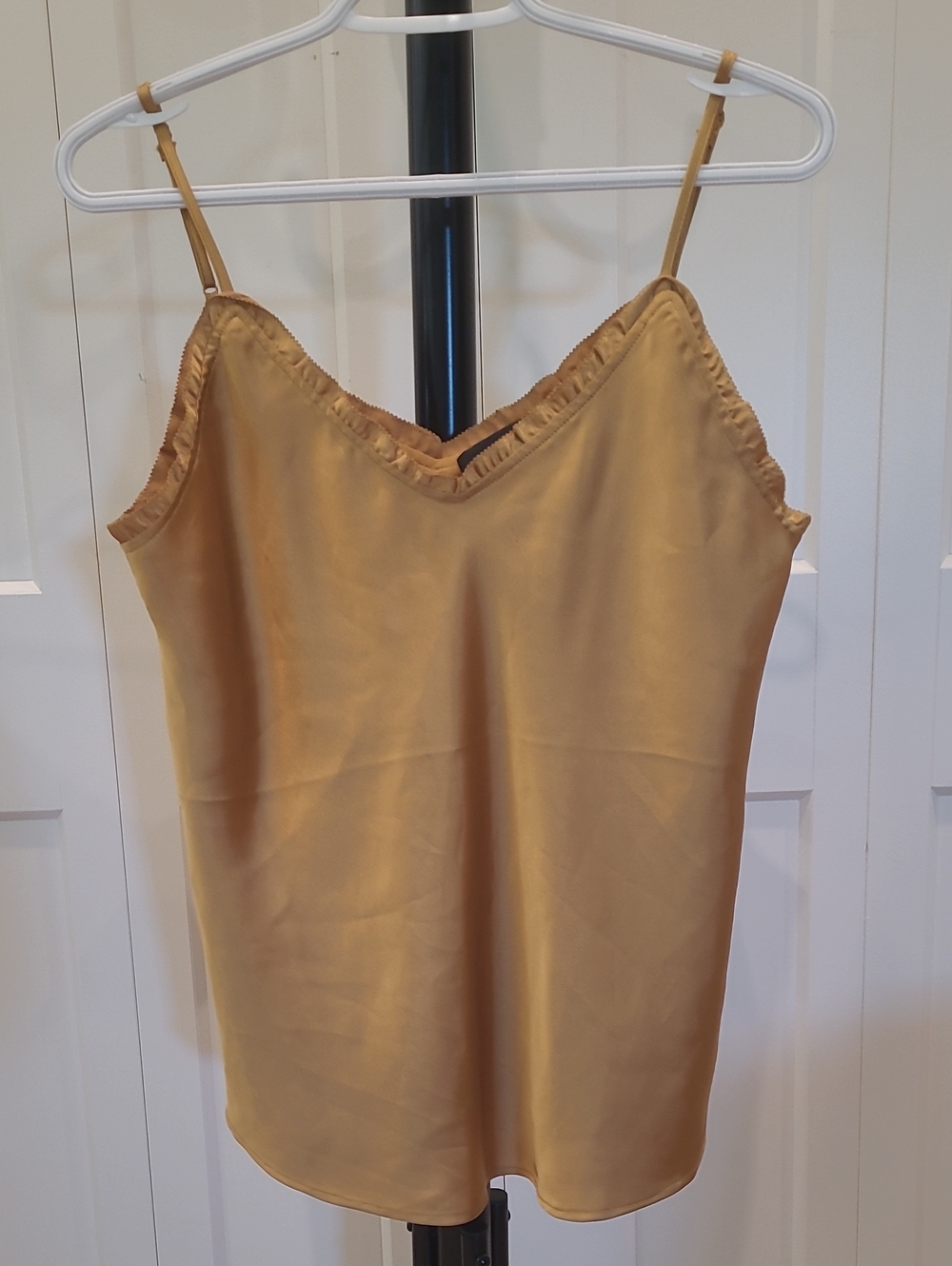 Women’s Satin Cami Top - Mustard